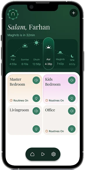 Nuri app room settings