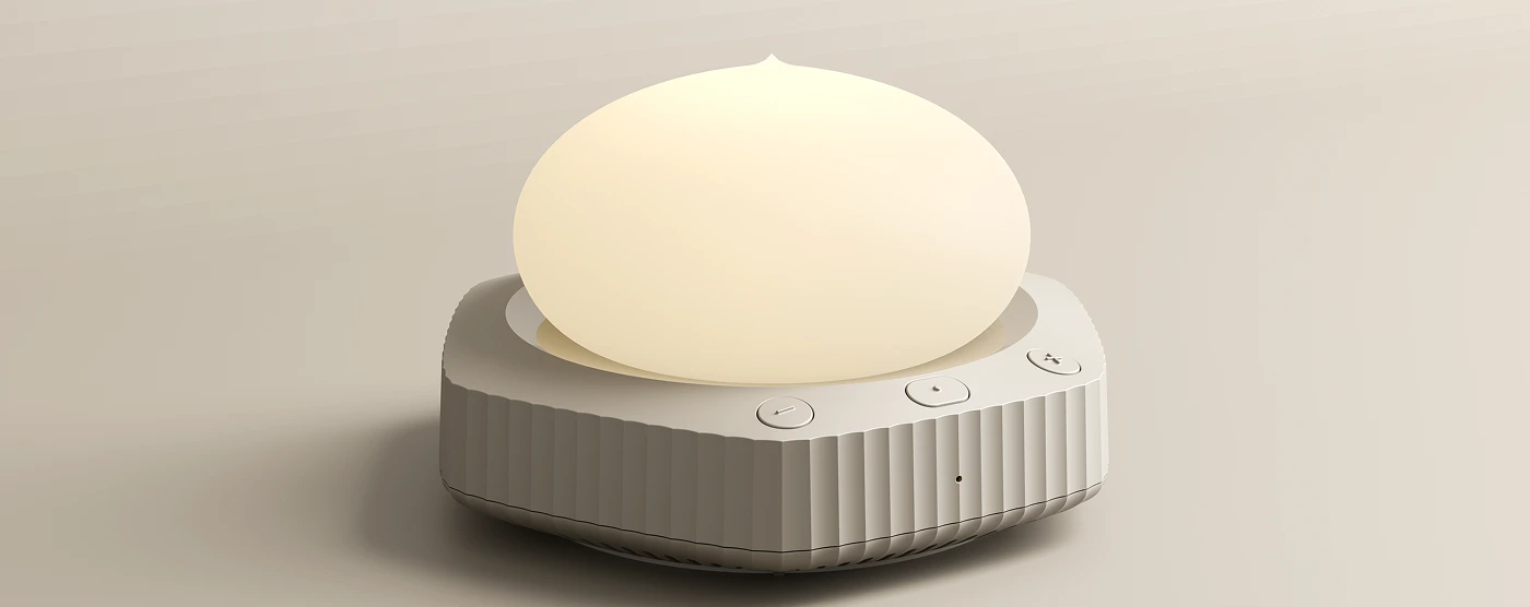 Nuri prayer clock with the wake light on