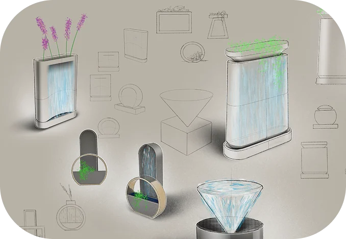 Fountain concept sketches
